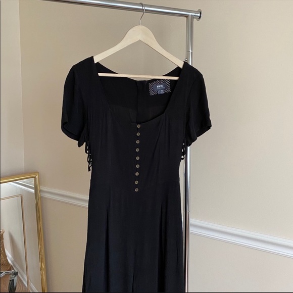 MaEve By Anthropologie sienna black jumpsuit NWT - Picture 6 of 12